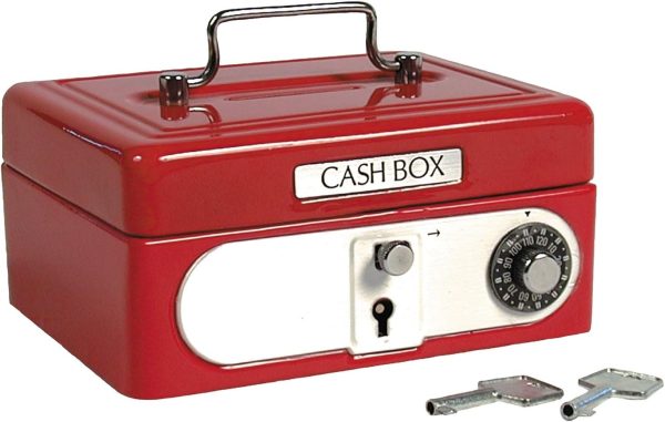 Schylling Locking Cash Box Red. 1 EA