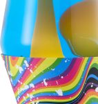 Lava The Original Lamp - 14.5 Splattered Distortion ?C Classic Liquid Motion Lamp - Orange Wax and Blue Liquid - Item #2427 (Amazon Exclusive)